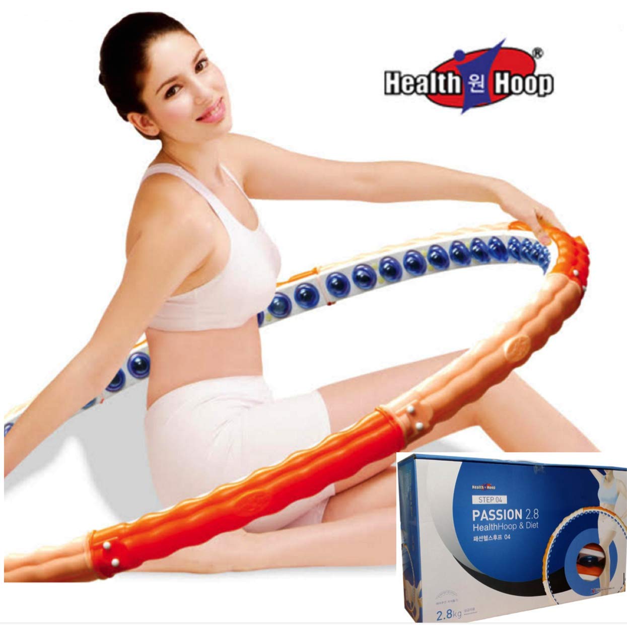 Magnetic Heavy Weight Health One Hoola Hoop 3 1Kg 6 83Lb for Diet Exercise 